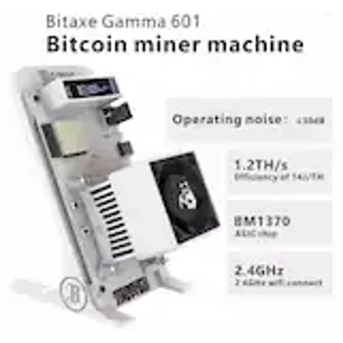 Bitaxe Gamma 601 Solo Miner 1.2T