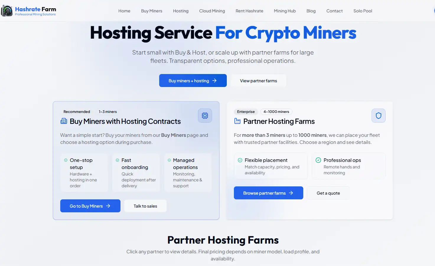 Why Hosting Crypto Miners in a Reputable Farm Matters