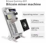 Bitaxe Gamma 601 Solo Miner 1.2T